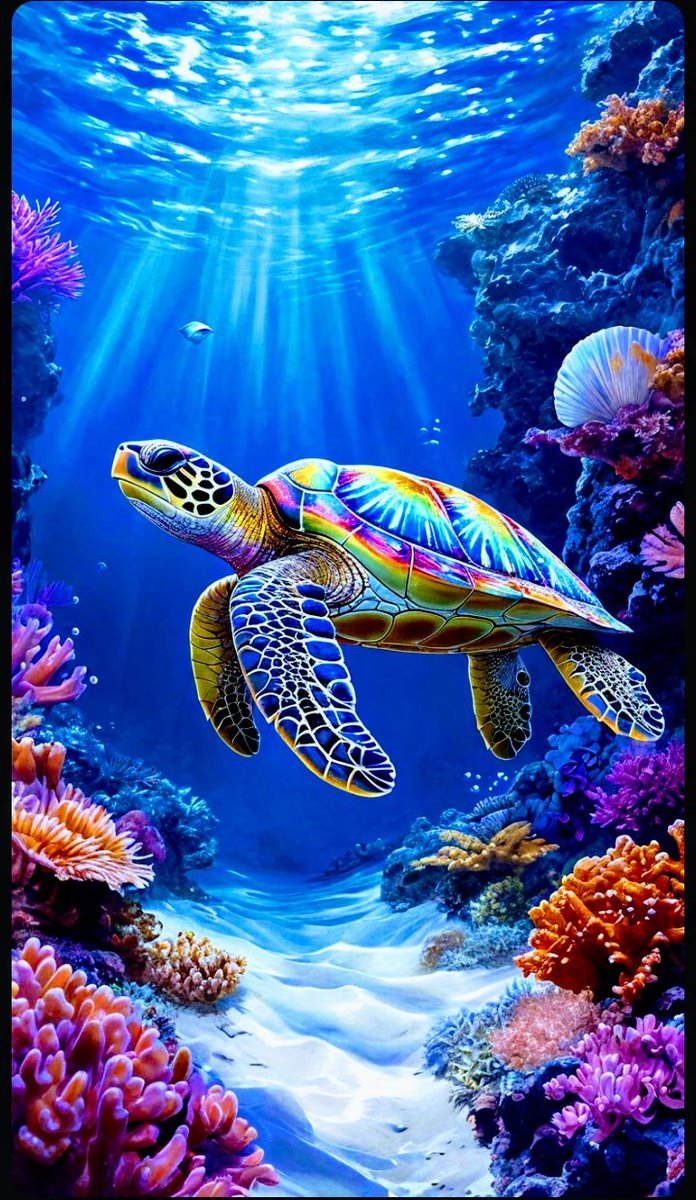 Море - черепаха - оригинал