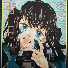 Схема вышивки «Муичиро»