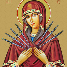 Схема вышивки «Семистрельная»