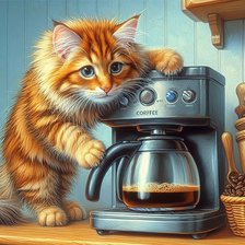 Схема вышивки «кошки»