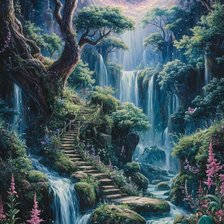 Схема вышивки «Лесное царство»