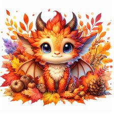 Схема вышивки «Дракоша»