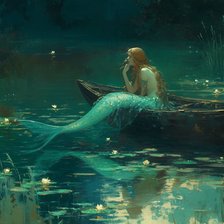 Схема вышивки «Русалочка»