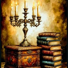 Схема вышивки «Свеча»