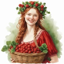 Схема вышивки «Русская красота»