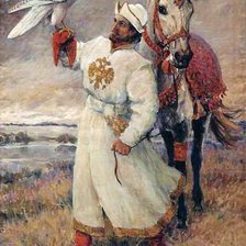 Схема вышивки «Сокольничий»