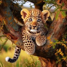 Схема вышивки «Леопардик»