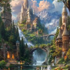 Схема вышивки «Świat elfow»