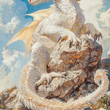 Схема вышивки «Дракон»