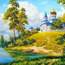 Схема вышивки «Тихая Обитель»