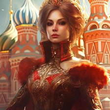 Схема вышивки «Русская красота»