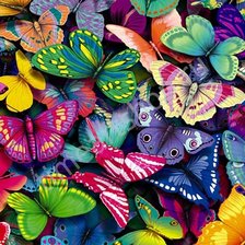 Схема вышивки «Бабочки»