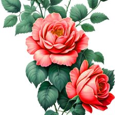 Схема вышивки «Розы»