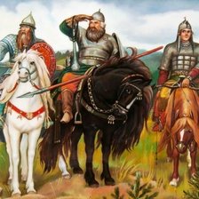 Схема вышивки «богатыри»