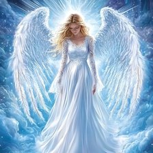 Схема вышивки «Ангел»