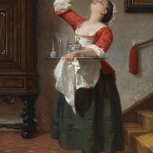 Схема вышивки «Картина Служанка»