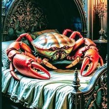 Схема вышивки «Кровать»