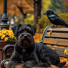 Схема вышивки «Нагулялись, отдохнём»