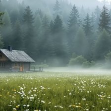 Схема вышивки «Утренний туман»