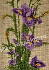 Схема вышивки «икебана ирисы»