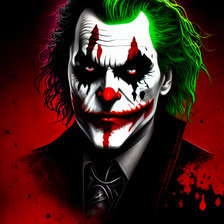 Схема вышивки «Джокер»