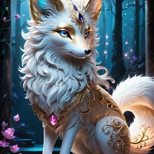 Схема вышивки «Мифический лис»