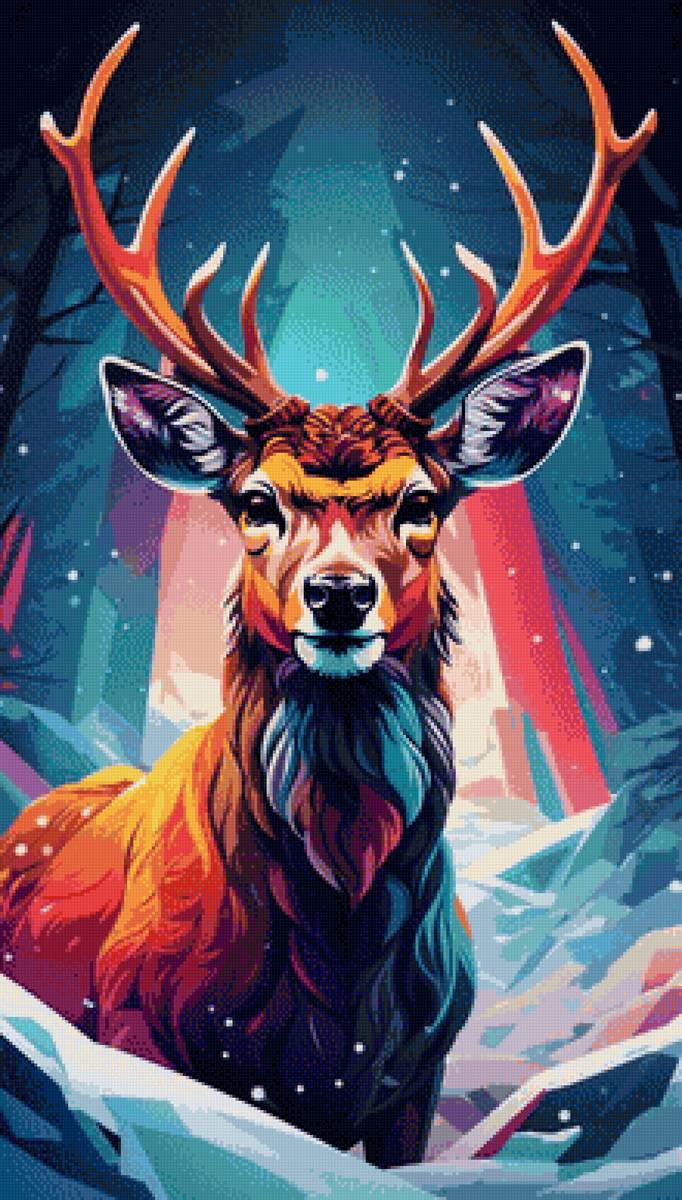 Олень - олень, животные - предпросмотр