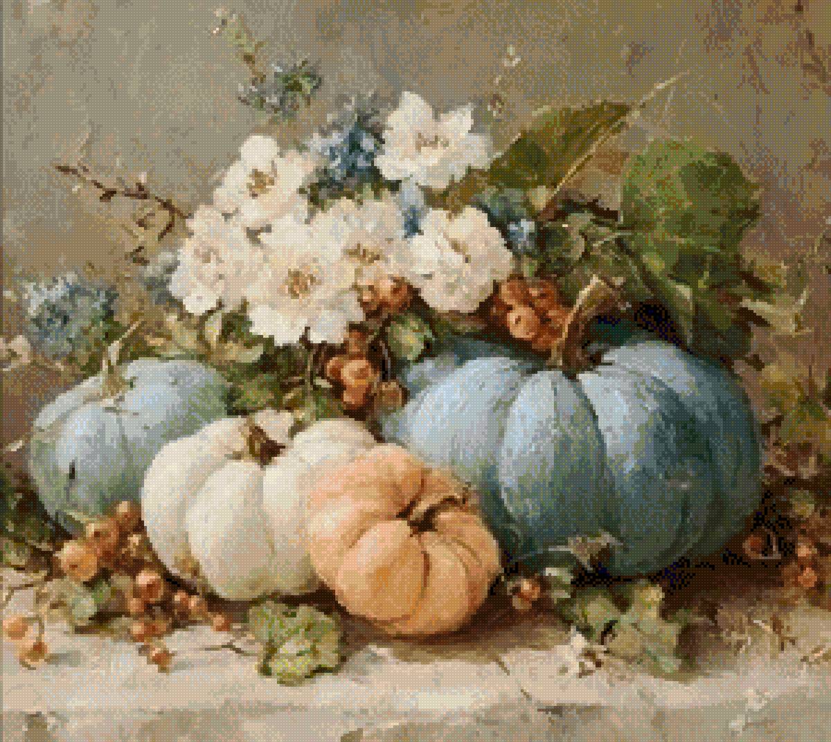 Blue pumpkins - предпросмотр