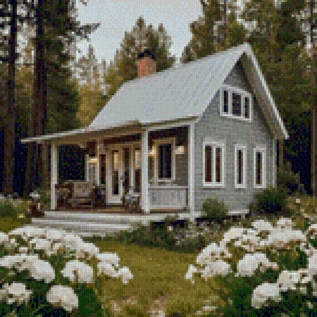 Отдых - дом, коттедж, лес - предпросмотр