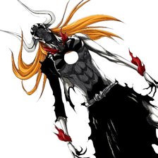 Схема вышивки «Bleach, Ичиго, Улькиорра»