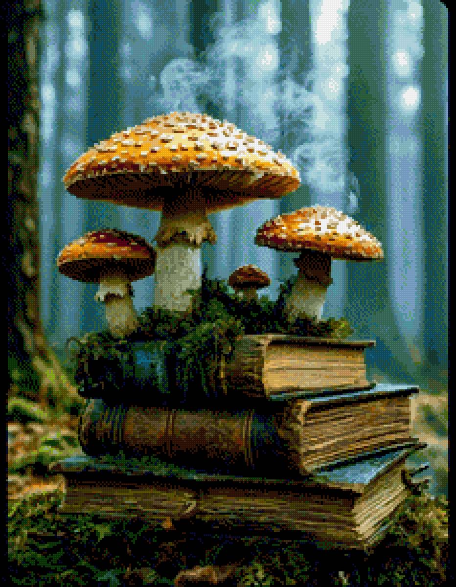 Книги - грибы - предпросмотр