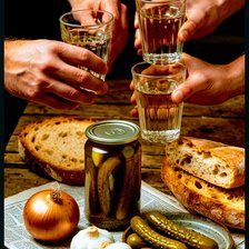 Схема вышивки «Застолье»