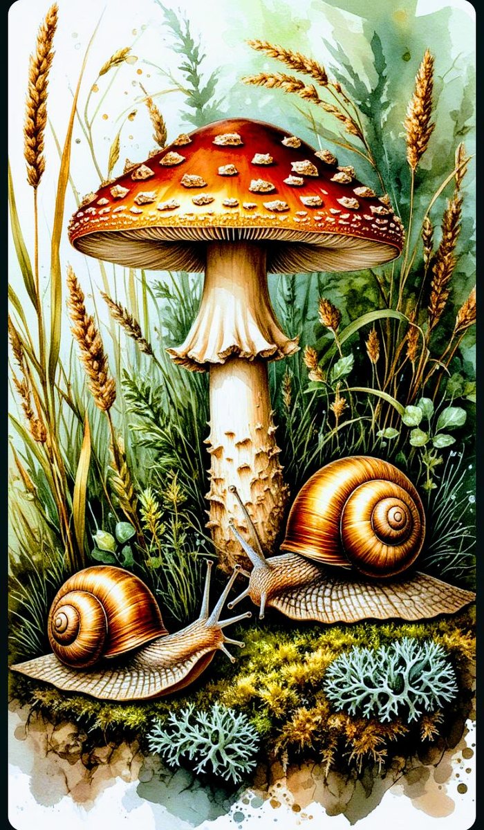Гриб - улитки - оригинал