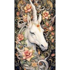 Схема вышивки «Единорог»