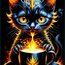 Схема вышивки «Кошки»