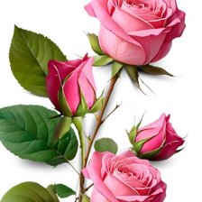 Схема вышивки «роза»