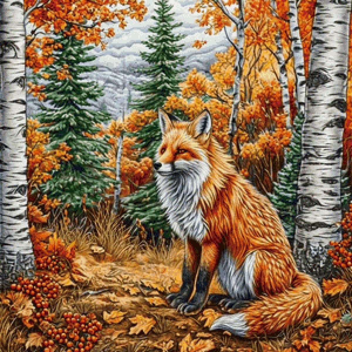 №2934253 - дикие животные, осень, лес, лиса - предпросмотр