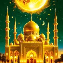 Схема вышивки «мечеть2»