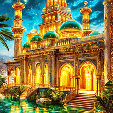 Схема вышивки «мечеть3»