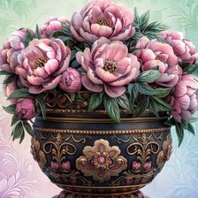 Схема вышивки «цветы»