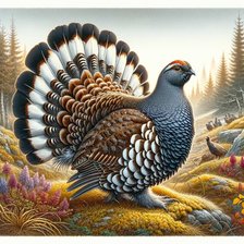 Схема вышивки «Птица»