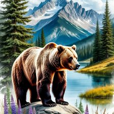 Схема вышивки «Дикая природа»