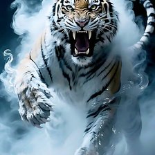 Схема вышивки «Тигр»