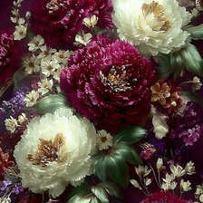 Схема вышивки «Цветы»