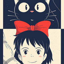 Схема вышивки «Ведьмина служба доставки»