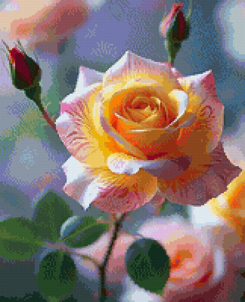 Чайная роза - цветы, розы - предпросмотр