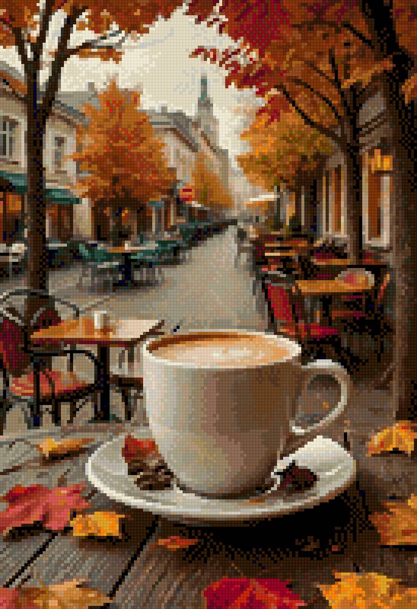 Осенний кофе☕ - кофе, осень - предпросмотр