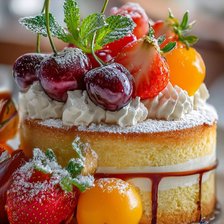 Схема вышивки «Пирожное»