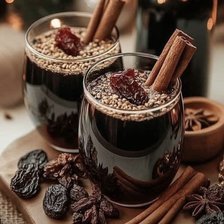 Схема вышивки «Глинтвейн🪵🍷»