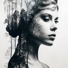 Схема вышивки «Душа леса»